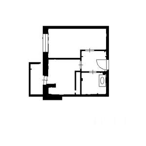 1-к квартира, на длительный срок, 30м2, 6/12 этаж