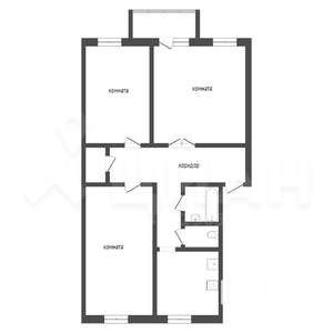3-к квартира, на длительный срок, 75м2, 5/17 этаж