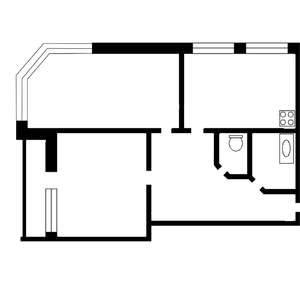 2-к квартира, на длительный срок, 50м2, 6/10 этаж