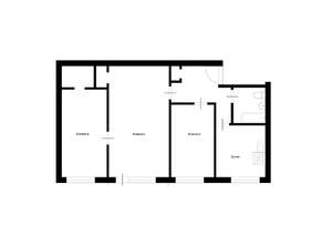 3-к квартира, на длительный срок, 54м2, 6/9 этаж