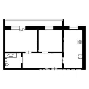 2-к квартира, на длительный срок, 63м2, 5/6 этаж