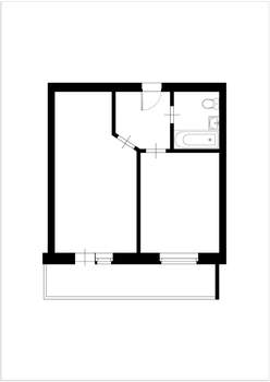 1-к квартира, на длительный срок, 40м2, 19/19 этаж