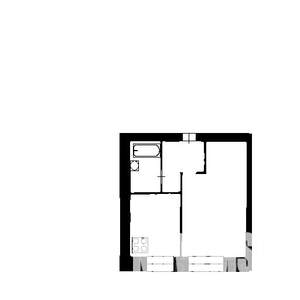 1-к квартира, на длительный срок, 36м2, 1/9 этаж