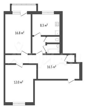 2-к квартира, на длительный срок, 62м2, 5/11 этаж