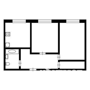 2-к квартира, на длительный срок, 51м2, 6/10 этаж