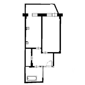 1-к квартира, на длительный срок, 54м2, 8/17 этаж
