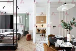 Студия квартира, на длительный срок, 30м2, 5/9 этаж