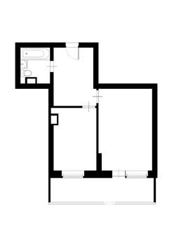 1-к квартира, на длительный срок, 41м2, 5/17 этаж