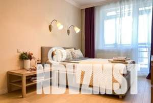 1-к квартира, посуточно, 43м2, 14/18 этаж