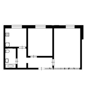 2-к квартира, на длительный срок, 50м2, 4/9 этаж