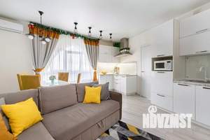 1-к квартира, посуточно, 50м2, 1/1 этаж