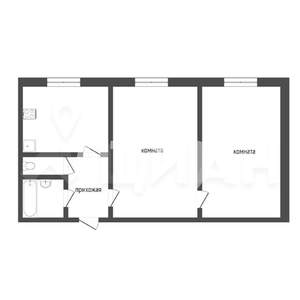 2-к квартира, на длительный срок, 46м2, 9/10 этаж
