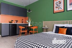 Студия квартира, на длительный срок, 38м2, 9/19 этаж