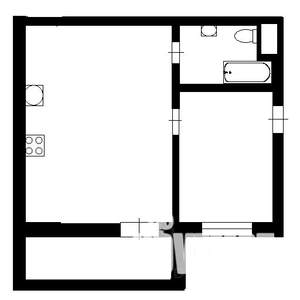 1-к квартира, на длительный срок, 40м2, 11/14 этаж