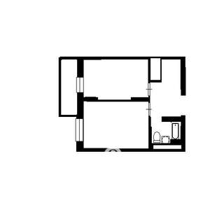 1-к квартира, на длительный срок, 40м2, 8/24 этаж