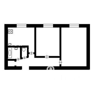 2-к квартира, на длительный срок, 44м2, 9/9 этаж