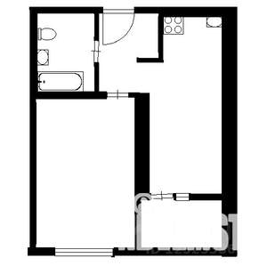 1-к квартира, на длительный срок, 37м2, 8/10 этаж