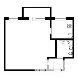 1-к квартира, на длительный срок, 45м2, 6/20 этаж
