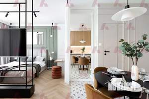 Студия квартира, на длительный срок, 30м2, 6/9 этаж