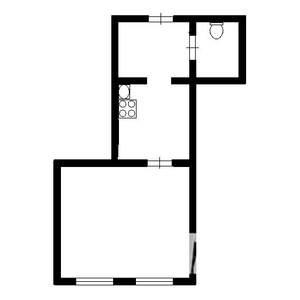 1-к квартира, на длительный срок, 22м2, 2/5 этаж