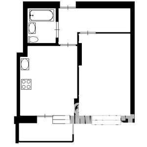 1-к квартира, на длительный срок, 37м2, 7/24 этаж