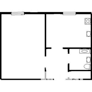 1-к квартира, на длительный срок, 34м2, 4/9 этаж