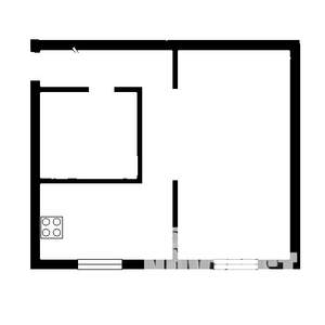 1-к квартира, на длительный срок, 32м2, 1/5 этаж