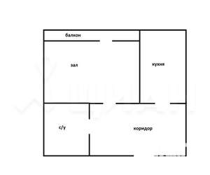 1-к квартира, на длительный срок, 30м2, 4/9 этаж