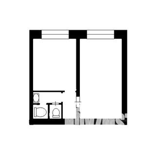 1-к квартира, на длительный срок, 30м2, 2/5 этаж