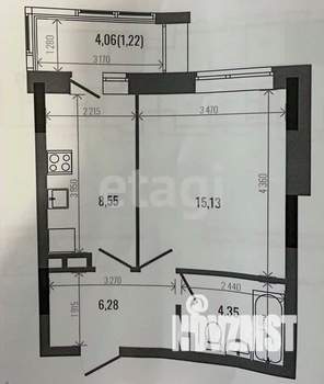 1-к квартира, вторичка, 36м2, 5/7 этаж