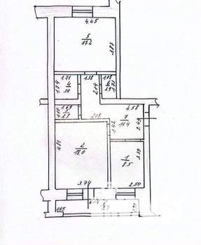 2-к квартира, вторичка, 62м2, 2/5 этаж