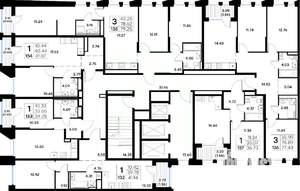 3-к квартира, вторичка, 77м2, 8/20 этаж
