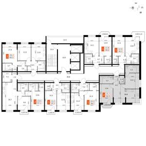 3-к квартира, вторичка, 64м2, 13/19 этаж