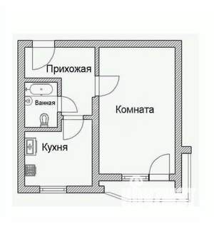 1-к квартира, вторичка, 42м2, 10/17 этаж