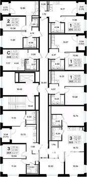 1-к квартира, вторичка, 35м2, 6/8 этаж