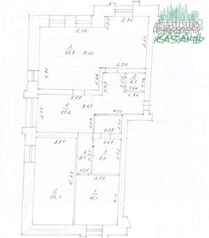 3-к квартира, вторичка, 119м2, 6/6 этаж