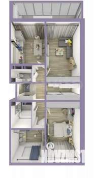 3-к квартира, вторичка, 77м2, 4/17 этаж