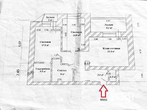 2-к квартира, вторичка, 86м2, 6/10 этаж