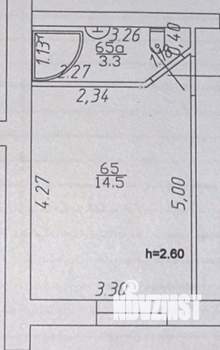 1-к квартира, вторичка, 18м2, 1/5 этаж