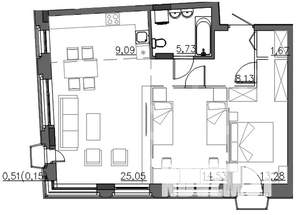 3-к квартира, вторичка, 78м2, 2/4 этаж