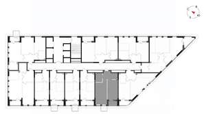 1-к квартира, вторичка, 45м2, 6/23 этаж