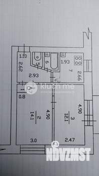2-к квартира, вторичка, 40м2, 4/5 этаж