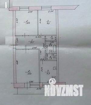 3-к квартира, вторичка, 63м2, 2/5 этаж