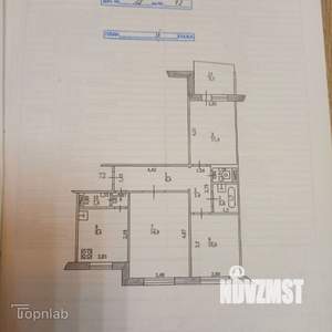 3-к квартира, вторичка, 62м2, 9/9 этаж