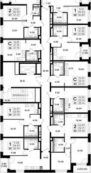 2-к квартира, вторичка, 47м2, 4/11 этаж