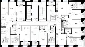 4-к квартира, вторичка, 83м2, 8/20 этаж