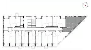 2-к квартира, вторичка, 66м2, 13/23 этаж