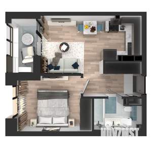 1-к квартира, вторичка, 37м2, 7/23 этаж