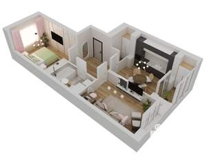 2-к квартира, вторичка, 58м2, 14/19 этаж