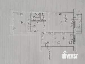 2-к квартира, вторичка, 53м2, 4/7 этаж